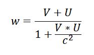 Relative Velocity formula
